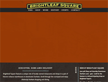 Tablet Screenshot of historicbrightleaf.com